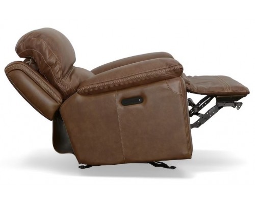  Fenwick Carmel Leather Power Gliding Recliner with Power Headrest